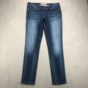 LEVIS Jeans Womens Size 13M Demi Curve Low Rise Slim Straight Dark Wash Denim
